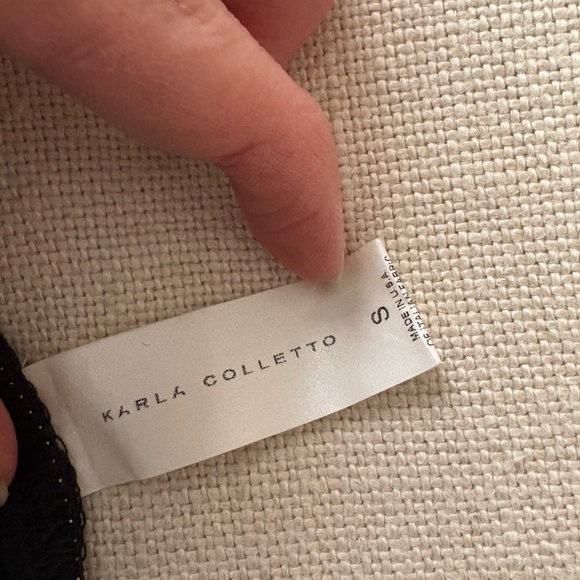 Women's Karla Colletto Black Bottom Cover-up - Size S - Picture 4 of 5